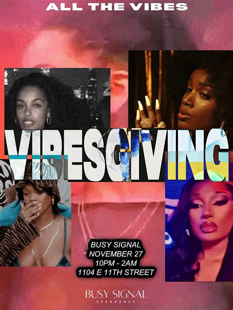 AllTheVibes Presents: VibesGiving at Busy Signal, Austin on 27th ...