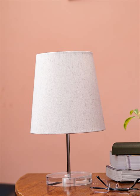 Get Celeste Table Lamp with Drum Shade - Beige at ₹ 2390 | LBB Shop