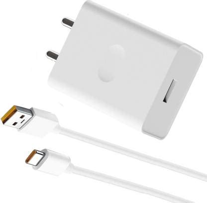 OTD 80 W SuperVOOC 6 A Wall Charger for Mobile with Detachable Cable ...