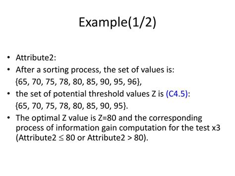 Image result for C4.5 Algorithm Example