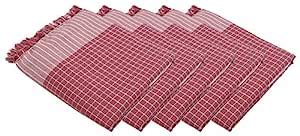 Sri Renga Tex 220 GSM 5 Piece Cotton Bath Towel Set - Brown : Amazon.in ...