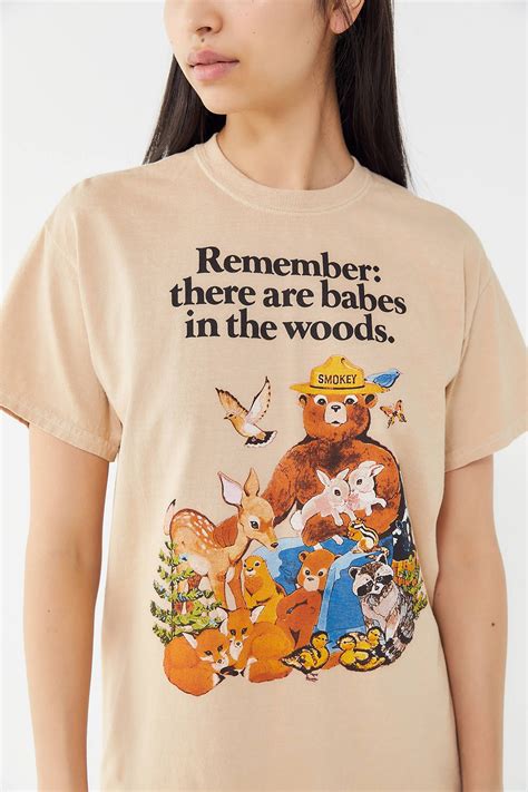 Smokey The Bear Tee | Smokey the bears, Babe t shirt, Shirts for girls