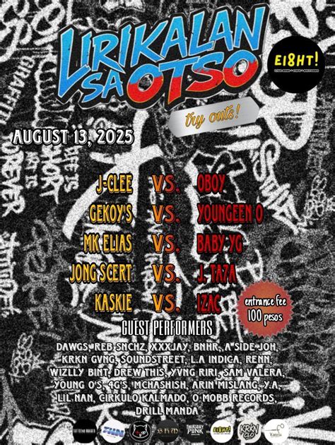 LIRIKALAN SA OTSO, Congressional Ave., QC, Quezon City, 13 August 2025 ...