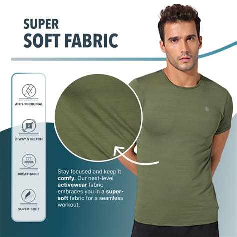 Buy Men's Textured Performance Tshirt with Logo | Cultsport