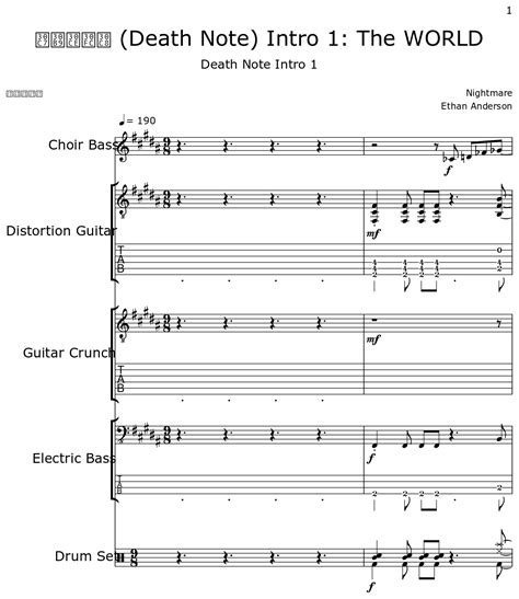 Image result for Death Note Intro Lyrics