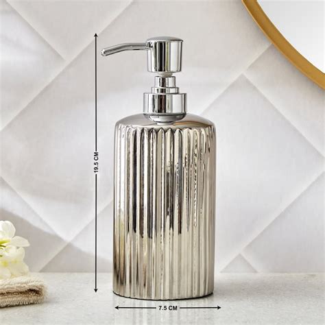 Buy Iced Palace Drift Metal Soap Dispenser - 380ml from Home Centre at ...