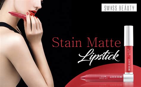 Buy Swiss Beauty Stain Matte Lipstick | Long Lasting, Hydrating ...