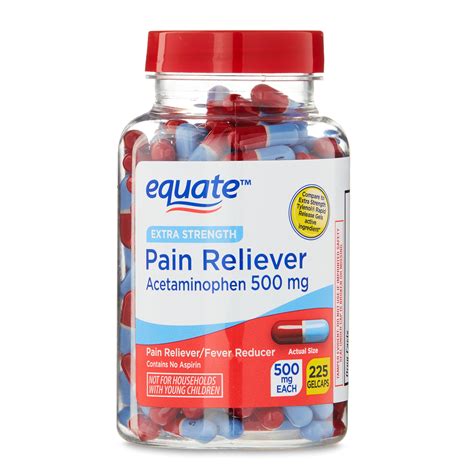 Equate Extra Strength Acetaminophen Pain Reliever Nepal | Ubuy