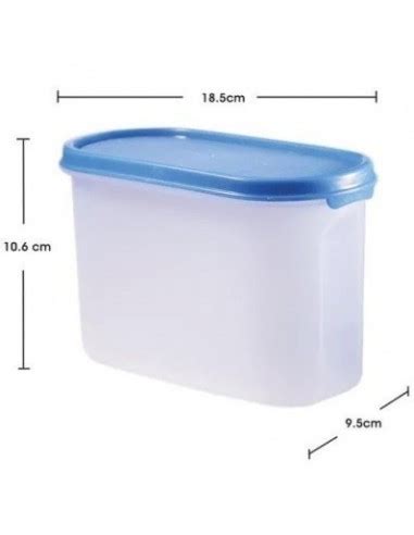 Polyset Magic Seal Oval Storage Plastic Container 1.1 L