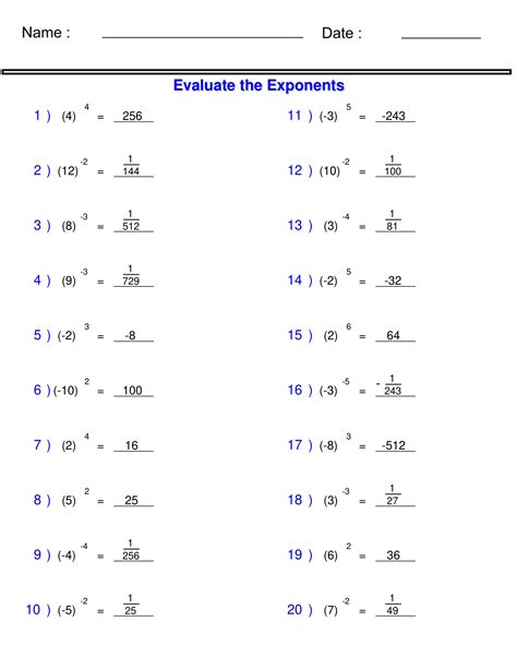 Image result for Solving with Integr Exponents