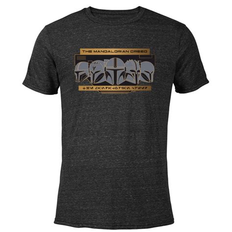 Star Wars The Mandalorian Season 3 The Mandalorian Creed - Short Sleeve ...