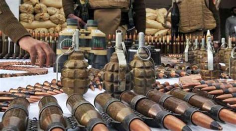 Huge quantity of arms, ammunition recovered