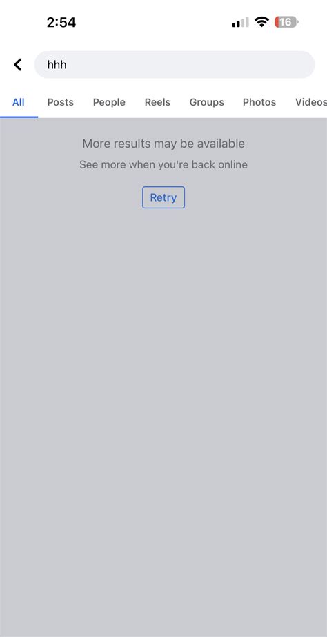 Facebook search bar not allowing me to look up people, posts, or any ...