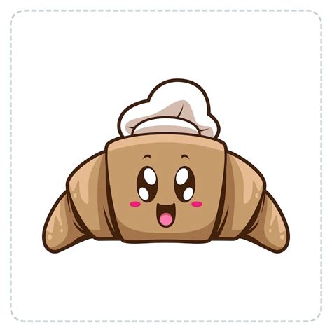 Croissant cartoon Images - Free Download on Freepik