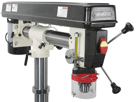 SHOP FOX W1670 1/2-Horsepower Floor Radial Drill Press - Power ...