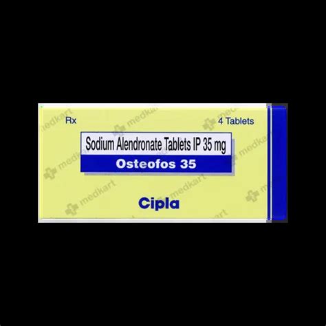 OSTEOFOS 35MG TABLET 4'S : View Price, Combination and Alternatives ...