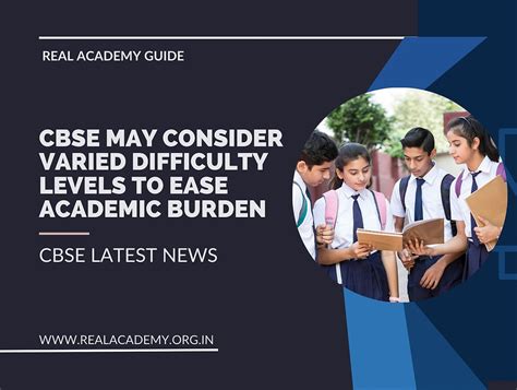 CBSE May Consider Varied Difficulty Levels to Ease Academic Burden ...