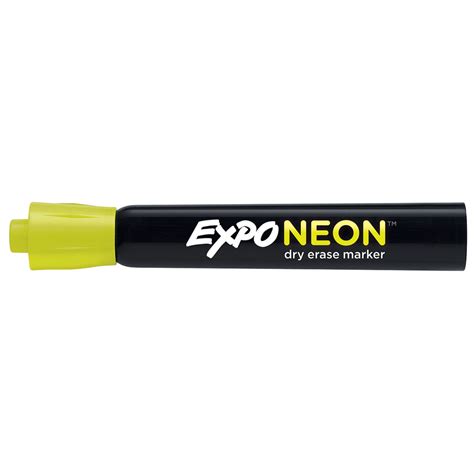 Expo Neon Yellow Dry Erase Marker, Bullet Tip