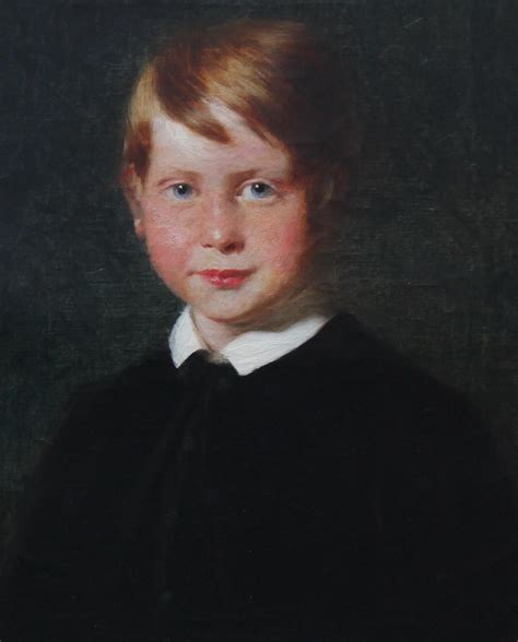 Unknown - Young Boy - Scottish art 19th Century oil painting male portrait ginger hair For Sale ...