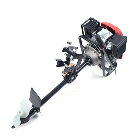 Buy HANGKAI 6HP Outboard Motor 4-Stroke Fishing Boat Engine Air Cooling ...