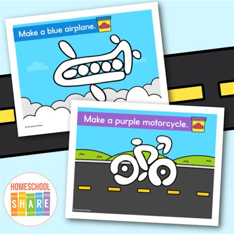 Transportation Playdough Craft 的图像结果