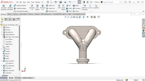 Image result for SolidWorks Flange Tutorial