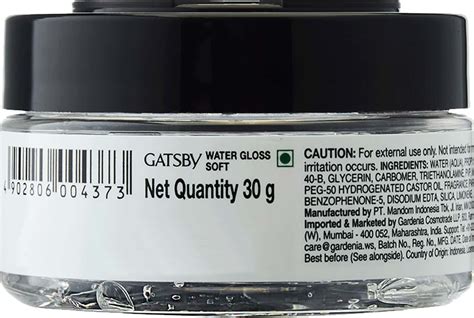 Buy GATSBY WATER GLOSS SOFT 30GM Online & Get Upto 60% OFF at PharmEasy