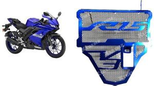 SELVIKE Aluminium Blue Radiator Grill Only Fit in V3 Bike Radiator ...