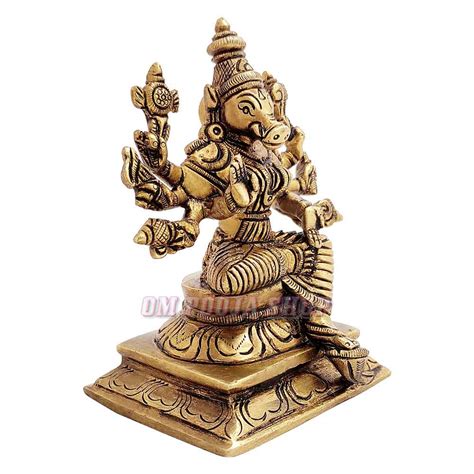 Varahi Devi Religious Statue in Brass for Worship USA UK