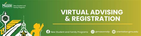 Virtual Advising and Registration - Mason Orientation