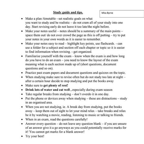 Study Guide Tips 的图像结果