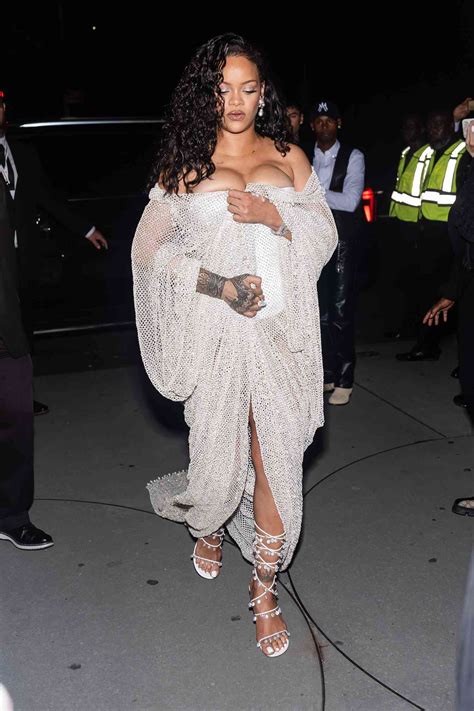 Rihanna's Sheer Gown Was Covered in So Many Crystals