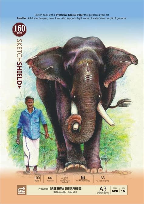 GREESHMA Presents A3 Artist Drawing Book, Sketch Book for Student and ...