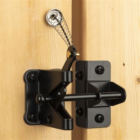 Amazon.com: HILLMASTER Heavy Duty Self Locking Gate Latch for Wooden ...