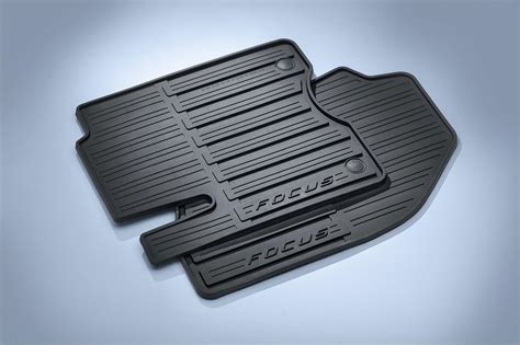 2018 Ford Focus Floor Mats - All Weather Thermoplastic, 4 Piece, Black ...