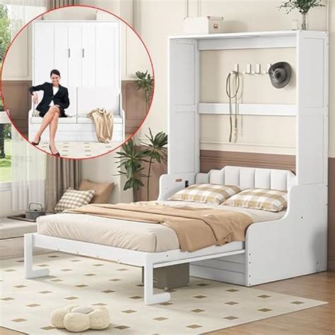 LostCat Murphy Bed Queen Murphy Bed with Cushion Under the India | Ubuy