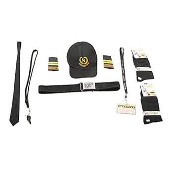 FAB Uniforms Security Guard Accessories Set (Blue) : Amazon.in ...