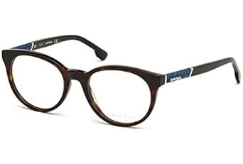 Diesel Brown Oval Full Rim Frames for Men and Women - DL5156 51 052 ...