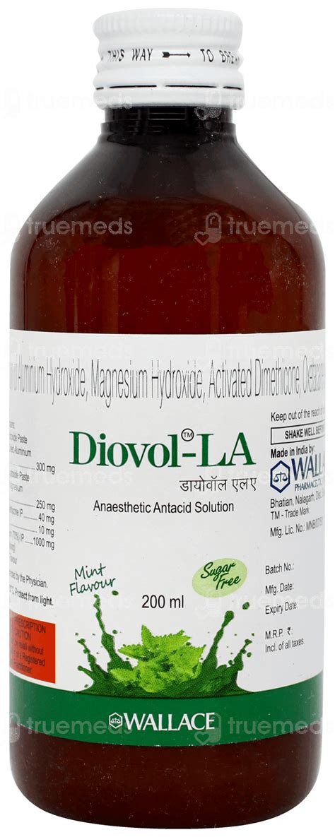 Diovol La Mint Suspension Sf 200 ML | Order DIOVOL LA MINT SYRUP 200 ML ...