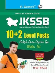 JKSSB: 10+2 Level Posts (Multiple Choice Objective Type) Written Test ...