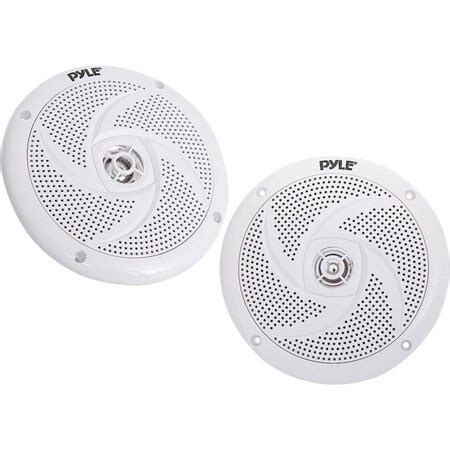 Pyle 6.5" Marine Speaker Pair, PLMRS6W PLMRS6W | Zoro