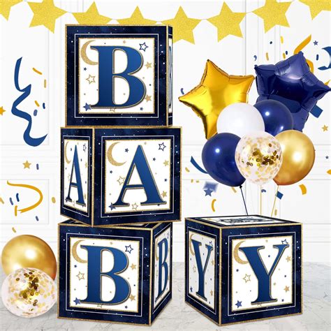 Buy Twinkle Twinkle Little Star Balloon Boxes Baby Shower Decorations ...