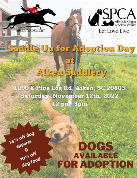 SPCA Albrecht Center for Animal Welfare on LinkedIn: Saddle Up for ...