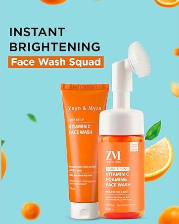 ZM Zayn & Myza Vitamin C Tube Face Wash with Aloe Vera & Holy Basil For ...