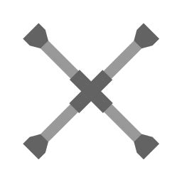 Cross Wrench - Free transportation icons