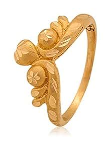 Senco Gold Aura Collection 22k Yellow Gold Ring : Amazon.in: Jewellery
