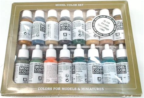 Vallejo Model Color WWII German Camouflage Paint Set India | Ubuy