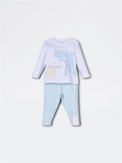 Buy HOP Baby Boys Blue Animal Pattern Cotton Co-ord Set - Exclusive ...