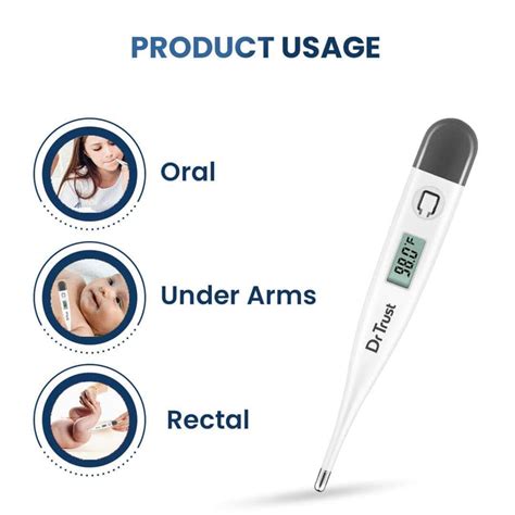 Dr Trust USA Digital Thermometer | Thermometer Accurate Reading
