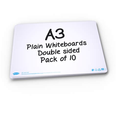 A3 Plain Whiteboards - Show-Me Direct UK